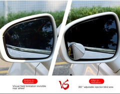 Car Blind Spot Rear View Mirror Wide Angle 360 Degree Adjustable Small Round Mirror Car Reverse Auxiliary Rearview Convex Mirror