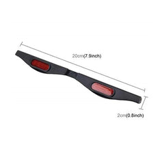 2Pcs Red Universal Car Van Door Guard Protectors Edge Strip Reflectors Scratch Protect Edge Car Door Anti-collision Strip