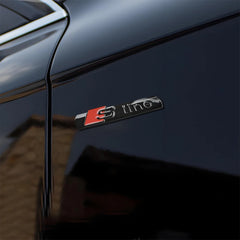 2-20Pcs Glossy Black Sport Emblem Side Fender Logo Decal Trunk Fender 3D Badge for Audi S-Line Q5 Q7 A3 A4