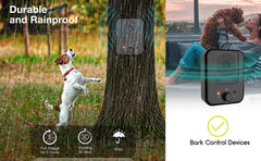Barkpup Anti Barking Deterrent Device Dog Behavior Training Rechargeable Tool 10m Control Range LED Indicate Indoor/Outdoor Use
